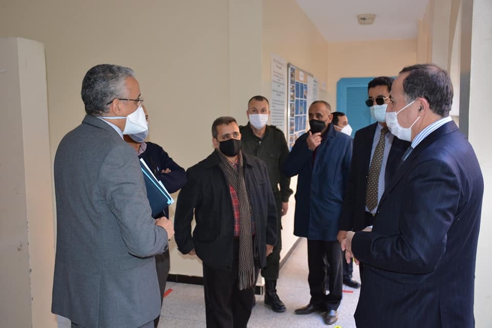زيارة ميدانية لمجموعة من المرافق الجماعية للوقوف على مدى جاهزيتها لاحتضان عمليات الحملة الوطنية للتلقيح ضد فيروس كوفيد 19