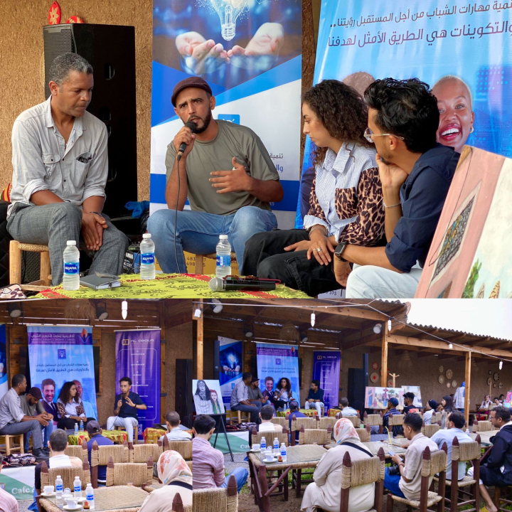 ورشة تفاعلية حول موضوع "تمكين الشباب من مهن الفن" ورشة تفاعلية حول موضوع "تمكين الشباب من مهن الفن"