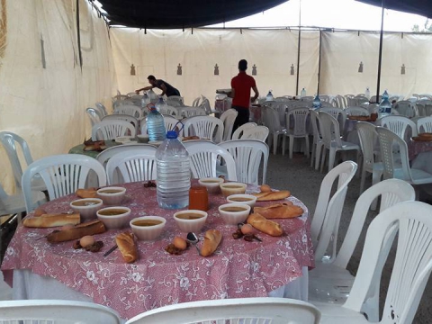 عملية الإفطار الجماعية للمحتاجين و عابري السبيل
