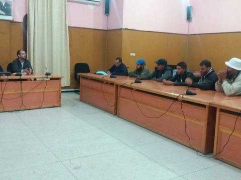 فتح الاظرفة الخاصة بطلب العروض رقم 12/2018 المتعلق بالدراسة المعمارية من اجل تهيئة المسبح البلدي لجماعة تيزنيت