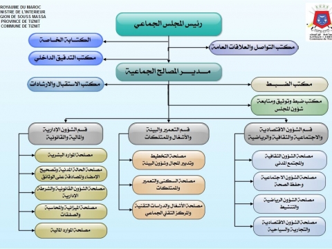 الهيكل التنظيمي