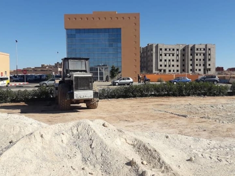 تهيئة فضاء إضافي بالمحطة الطرقية